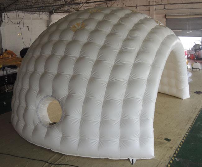 De geleide Tent van de Lichten Opblaasbare Lucht, Diameter 5m Opblaasbare Koepeltent